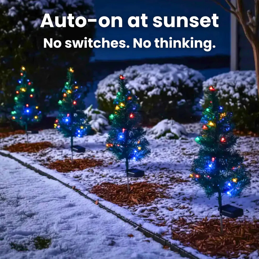 Solar Christmas Tree Lights