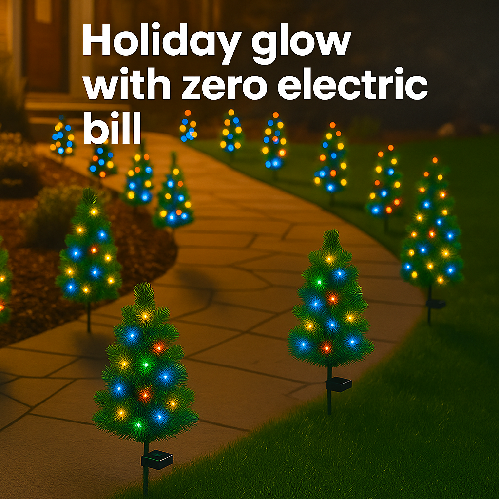 Solar Christmas Tree Lights